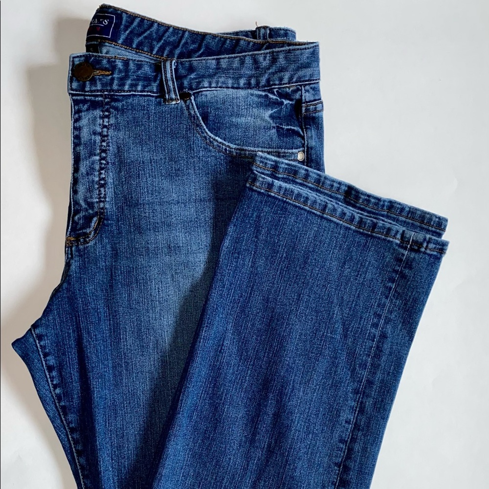 Chaps Denim Jeans - Madden Straight, Size 16